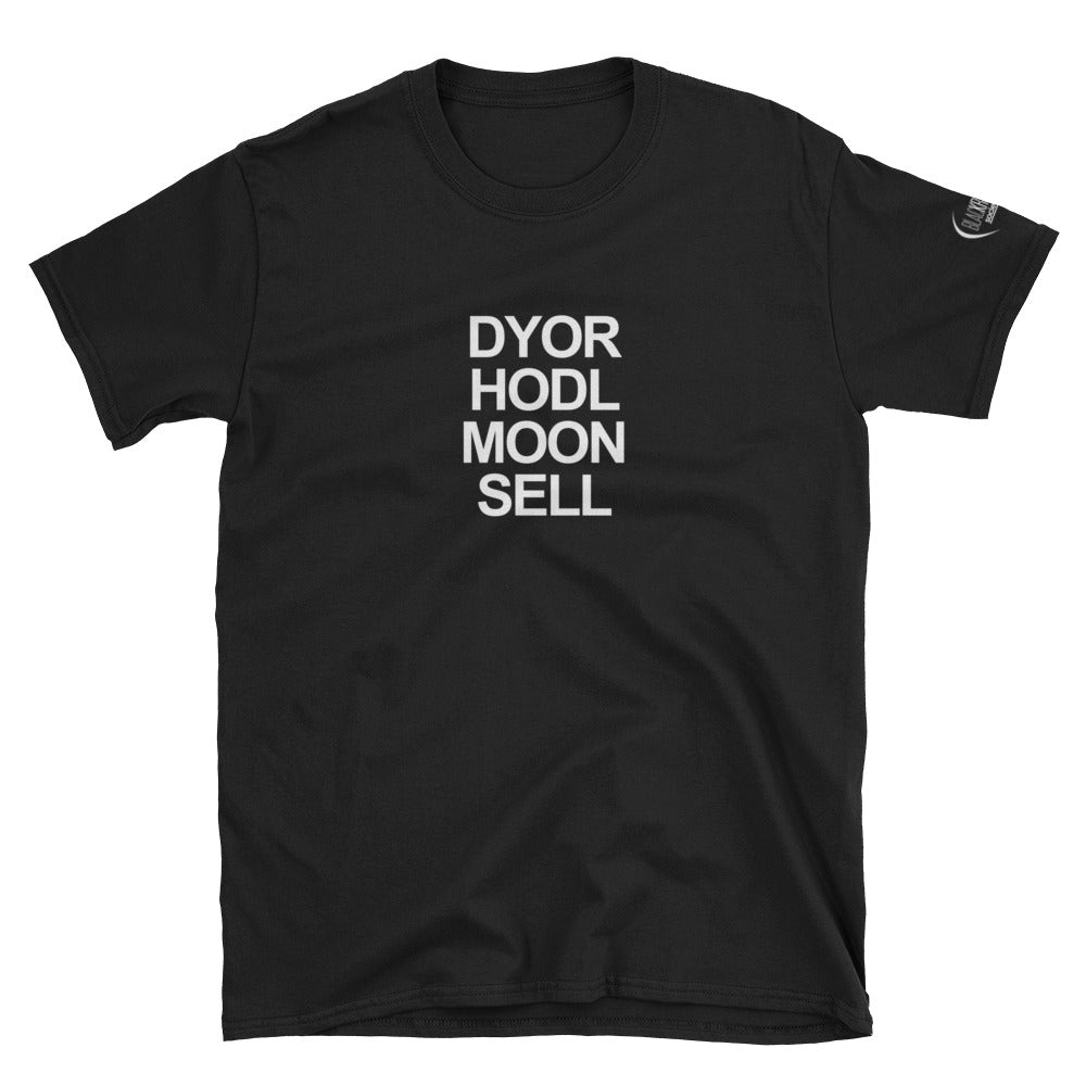 Stages of Crypto Investing Unisex T-Shirt